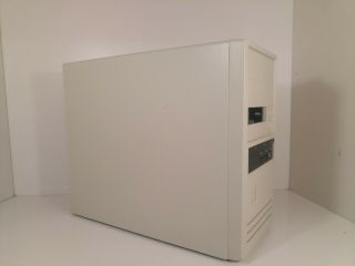 Vintage Desktop Computer Retro AT PC Case,  Frequency display 3