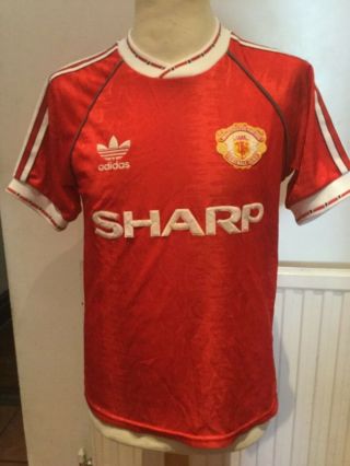 Manchester United Vintage Home Shirt 1990/1992 Size Small