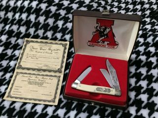 Vintage Paul Bear Bryant Alabama Crimson Tide Schrade 885uh Signature Knife
