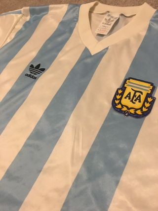 Argentina 1990 Vintage Football Home Shirt Xl Very Rare