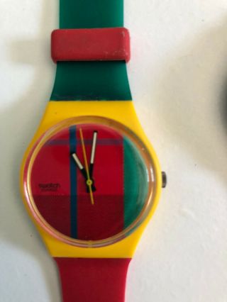 Vintage 1980’s Swatch Watch Mcgregor