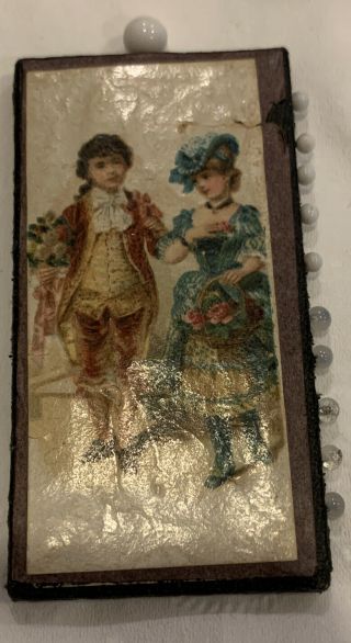 Antique Advertising Neuss Brothers Germany Sewing Straight Pin Cushion Card