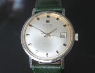 Vintage Tissot Visodate Seastar T12 Swiss Watch Automatic movement with date 3