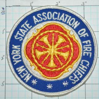 York State Association Of Fire Chiefs Patch