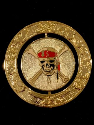 Pin 58094 Disneyshopping.  Com Pirates Of The Caribbean Medallion (spinner) Le250