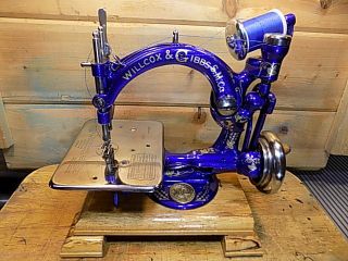 Antique Hand Crank Willcox Gibbs Sewing Machine.  Restored 1886