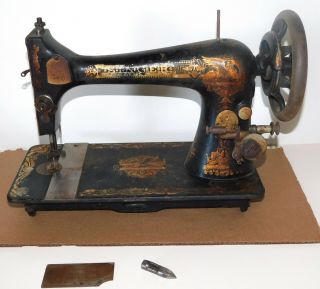 1905 Singer 27 Treadle " Sphynx " Sewing Machine B965206 Parts Or Restoration