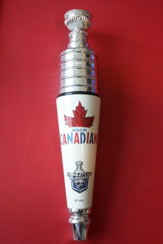 Molson Canadian Stanley Cup Playoffs Beer Tap Handle,  Nhl