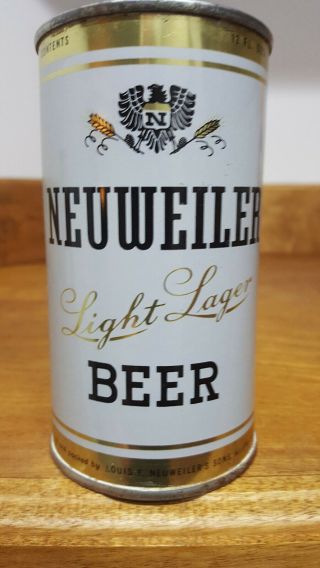 Neuweiler Light Lager Beer Flat Top Can (usbc 103 - 04) - Grade A1,