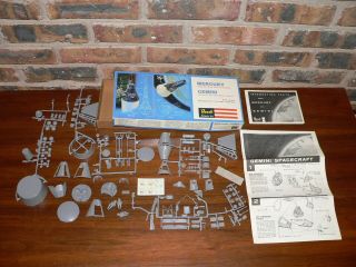 Vintage 1964 Revell Nasa Mercury & Gemini 1/48 Model Kit Complete W/original Box