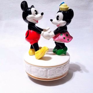 Disney Music Box Japan Mickey Mouse Schmid 1980 Feelin Groovy