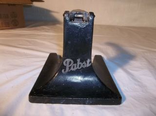 Antique Cast Iron Pabst Back Bar Can Opener
