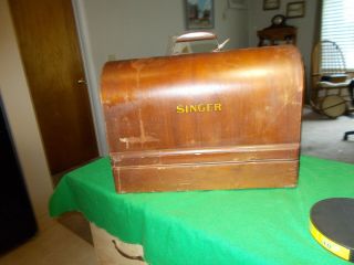 1942 Singer Model 99 - 24 Portable Sewing Machine Ser Ag 404521 &case
