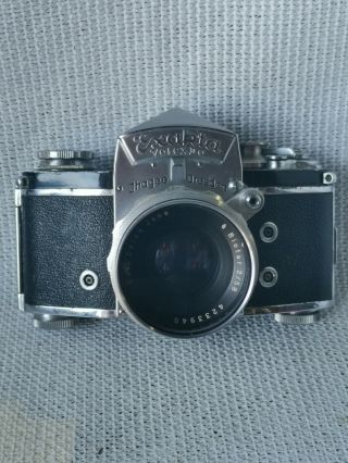 Vintage Camera Exakta Varex Ii A Ihagee Dresden With Carl Zeiss Jena Biotar 2/58