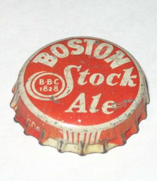 Boston Stock Ale Cork Beer Bottle Cap Crown Mass Massachusetts Ma