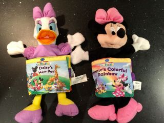 Daisy Duck Minnie Mouse Plush Puppet Mickey Mouse Clubhouse Story Book Pets 13 "