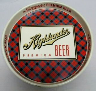 Vintage Highlander Beer Serving Tray Missoula Brewing Company Montana Mt.