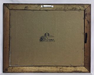Vtg Moosehead Canadian Lager Beer Bar Mirror Sign Wood Frame Vintage 19 x 15 EUC 2