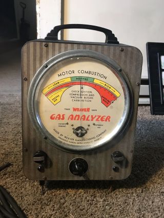 Vintage 1940 Weaver Gas Analyzer
