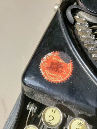 Vintage 1920’s Remington Portable Typewriter with case 2