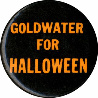 Classic 1964 Anti Barry Goldwater For Halloween Johnson Button (1733)