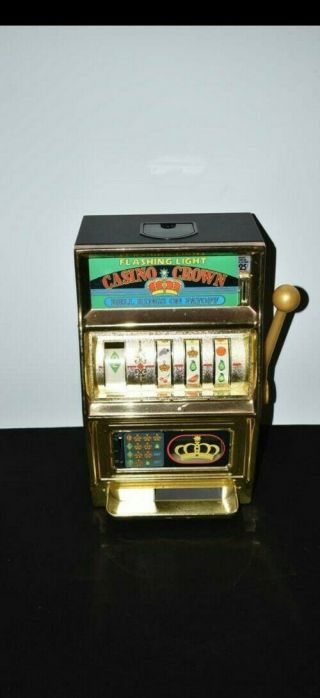 Vintage Waco/casino Crown 25 Cent Slot Machine Bell Rings/lights Flash
