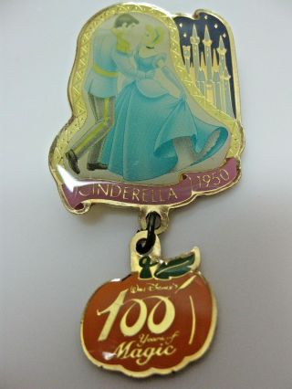 Disney Pin 100 Years Of Magic Cinderella Prince Castle Dangle Le Japan 7833