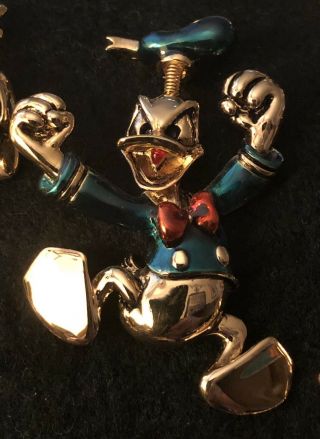 Disney Napier Angry Donald Duck Brooch Pin