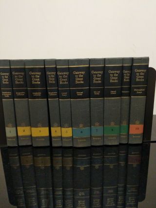 Vtg 1963 Complete Set Of 10 Gateway To The Great Books Britannica - Ships