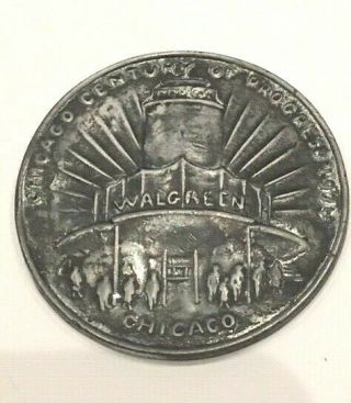 1934 CHICAGO CENTURY OF PROGRESS WORLDS FAIR WALGREEN FEDERAL BLDG PAPERWEIGHT 2