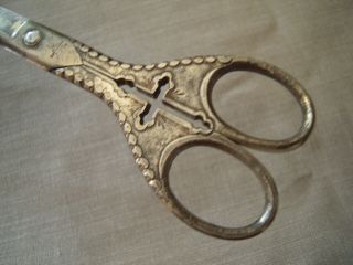 Ornate Antique Steel Scissors