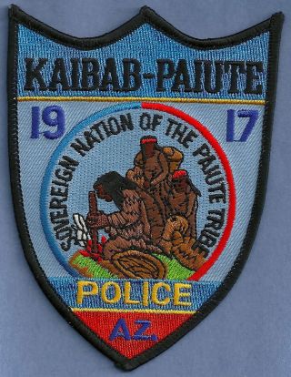 Kaibab Paiute Arizona Indian Tribal Police Shoulder Patch