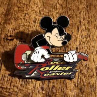 Roller Coaster Ride Pin Walt Disney Mickey Mouse Rockin Roller Coaster Pin - MGM And Hollywood ...