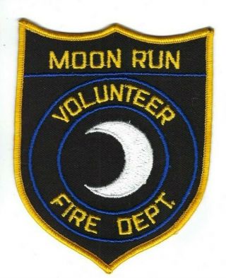 Moon Run (allegheny County) Pa Pennsylvania Volunteer Fire Dept.  Patch -