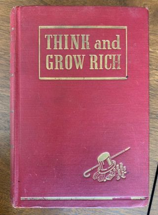 Vintage Think And Grow Rich Hardcover Book.  1955 Edition.  Napoleon Hill