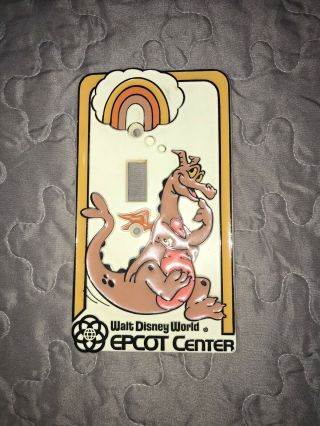 Vintage Disney Epcot Figment Light Switch Cover Switchplate Rare