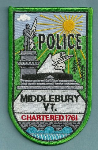 Middlebury Vermont Police Shoulder Patch