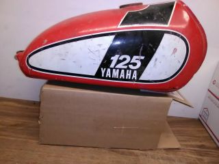 T/ 1974 - 1975 Yamaha Dt - 125 Gas Tank Fuel Tank Vintage