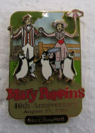 2004 Walt Disney World Mary Poppins 40th Anniversary Trading Pin Dp1