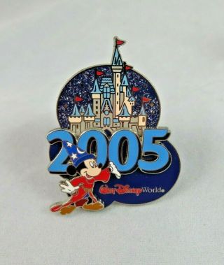 Walt Disney World Pin - Sorcerer Mickey Mouse With Castle 2005 - Artist Proof