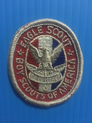 Bsa Eagle Scout Award Cloth Back,  Vintage,