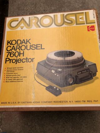 Kodak Carousel 760h Slide Projector Vintage