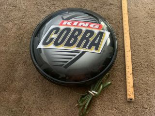 Vintage King Cobra Premium Malt Liquor Lighted Bar Sign