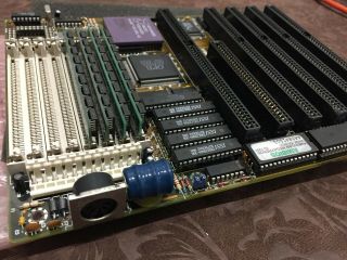 Isa Motherboard Amd 386dx 40 Amibios Vintage Pc With Ram And Cpu