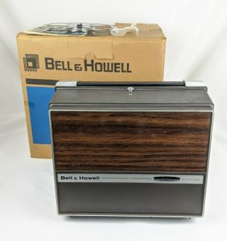 Vintage Bell & Howell 456a 8mm & Film Projector W/orig.  Box Vtg