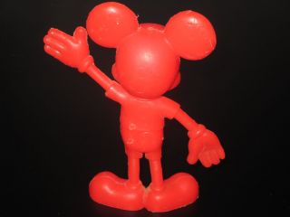 Louis Marx Walt Disney 1971 Red Mickey Mouse 5 