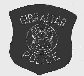 Police Patch City Of Gibraltar Michigan Special Operations