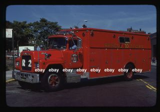 York City Rescue 2 1976 Mack R Hamerly Rescue Fire Apparatus Slide