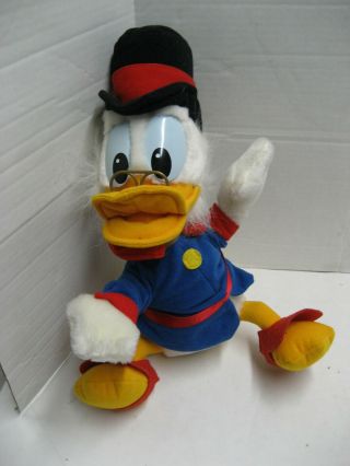 Disney Park Exclusive Uncle Scrooge Stuffed Animal 12 " Tall Never Played With
