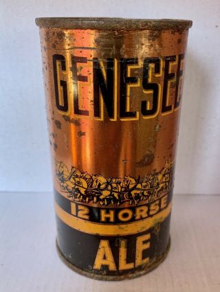 Old Genesee 12 Horse Ale Beer Can Rochester,  York Keglined O/i Irtp